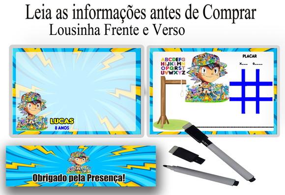 Lousinha Magica3x1 + Canetinha Personalizada Pokemon