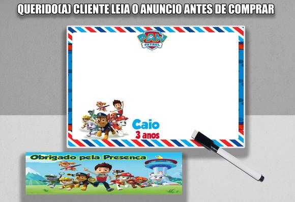 Lousinha Personalizada da Patrulha Canina
