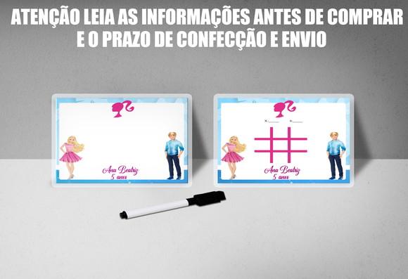 Lousinha Personalizada Frente e Verso da Barbie e Ken