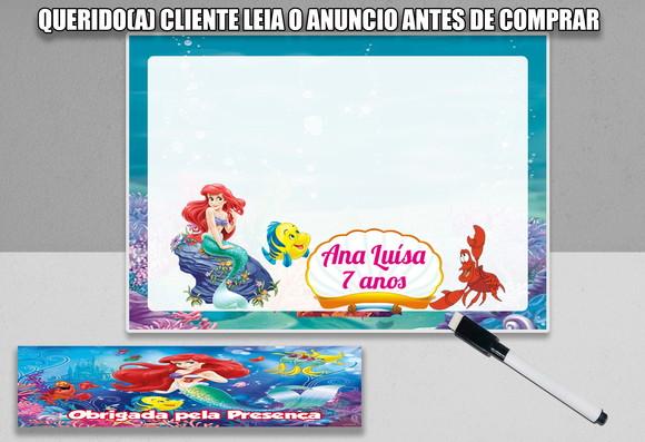 Lousinha Personalizada da Sereia Ariel