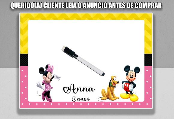 Lousinha Personalizada Mickey e Minnie