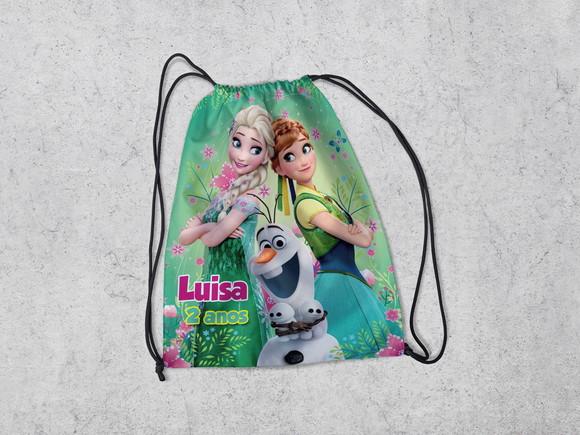 Mochila Aniversario Elsa e Ana Frozen Fever