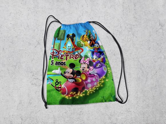 Mochila Infantil para Festa da Turma do Mickey