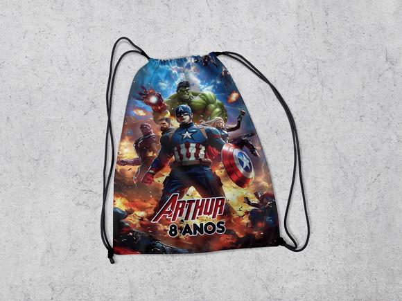Mochila para Festa do Vingadores da Marvel