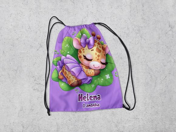 Mochila para Festa Girafinha