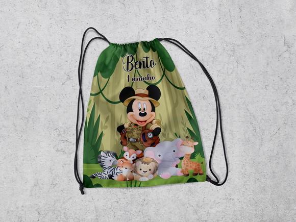 Mochila para Lembrancinhas do Mickey Safari