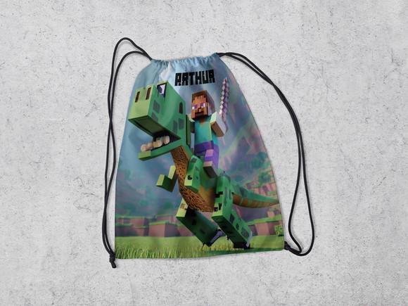 Mochila para Lembrancinhas do Minecraft