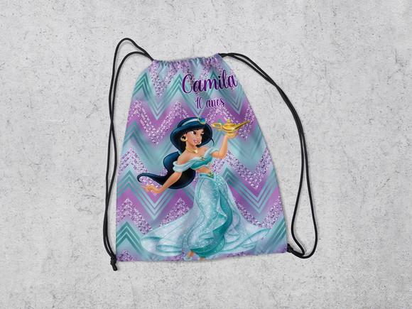 Mochila Personalizada da Princesa Jasmine