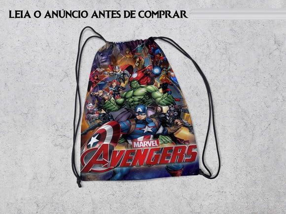 Mochila Personalizada dos Vingadores