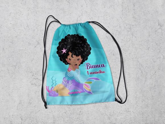 Mochila Prsonalizada Sereia Baby