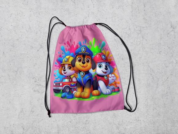 Mochila Sacola Surpresa Personalizada Patrulha Canina