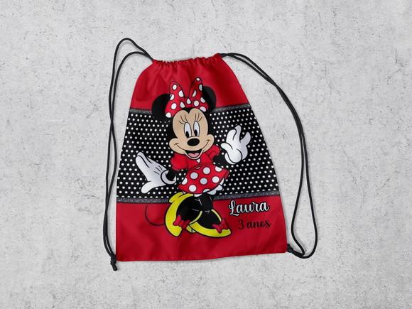 Mochila Sacolinha Surpresa Festa da Minnie