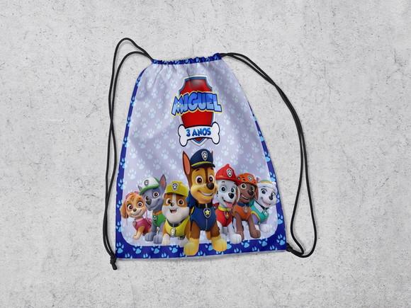 Mochila Surpresa para Festa Infantil da Patrulha Canina