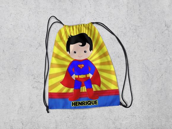 Mochila Surpresa Personaliza Super Homen Baby