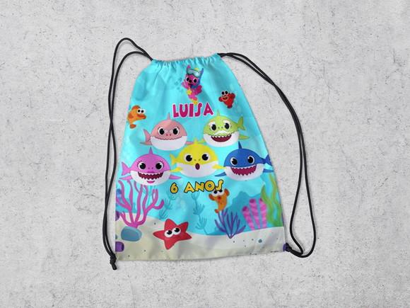 Mochilinha Personalizada Baby Shark