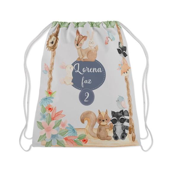 Mochilinha Personalizada Bosque Encantado