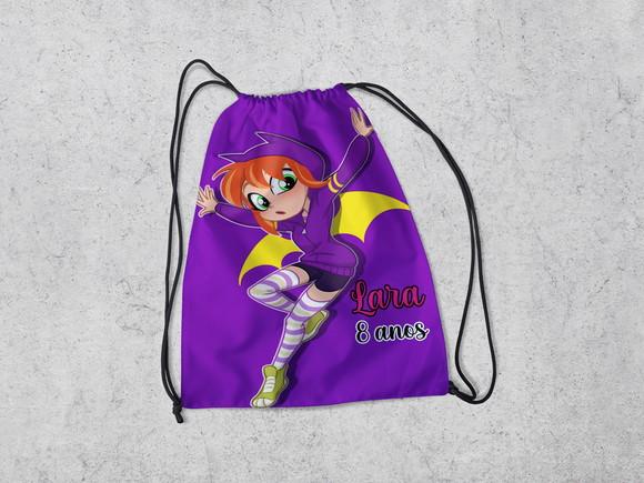 Mochilinha Personalizada Batgirl
