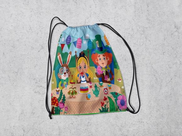 Mochilinha Personalizada Chapeleiro Maluco Cute
