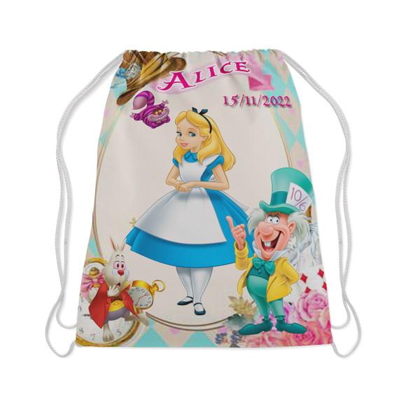 Mochilinha Personalizada da Alice no Pais das Maravilhas