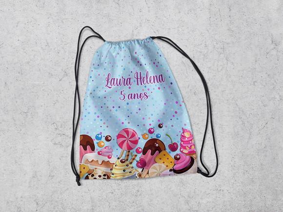 Mochilinha Personalizada Doceria