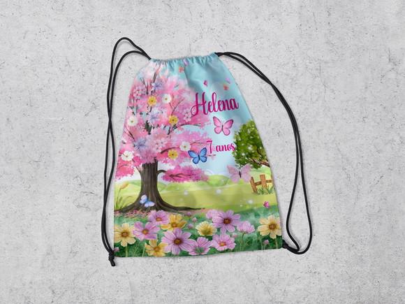 Mochilinha Personalizada Jardim Encantado