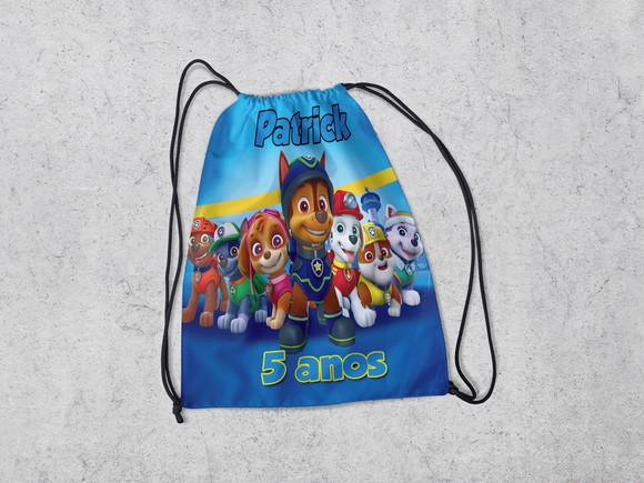 Mochilinha Personalizada Patrulha Canina