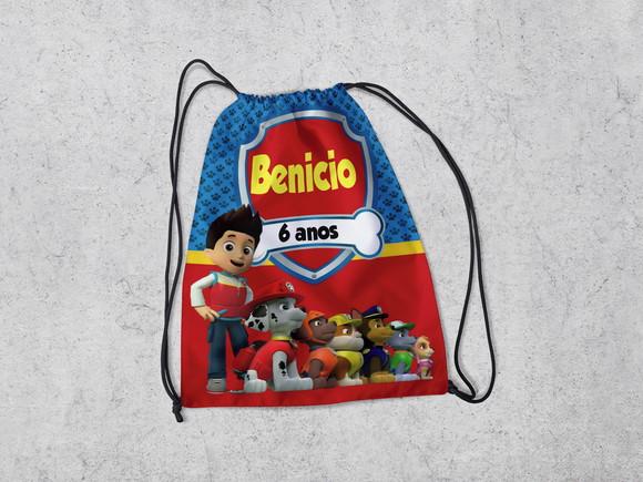 Mochilinha Personalizada Patrulha Canina