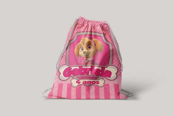 Mochilinha Personalizada Patrulha Canina Skye