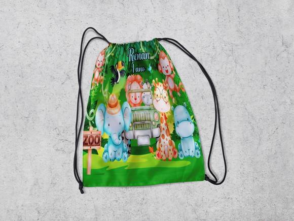 Mochilinha Personalizada Safari