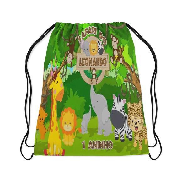 Mochilinha Personalizada Safari Baby