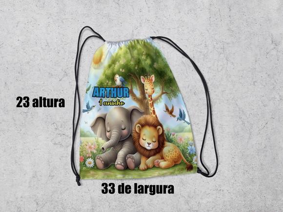 Mochilinha Personalizada Selva Safari Baby