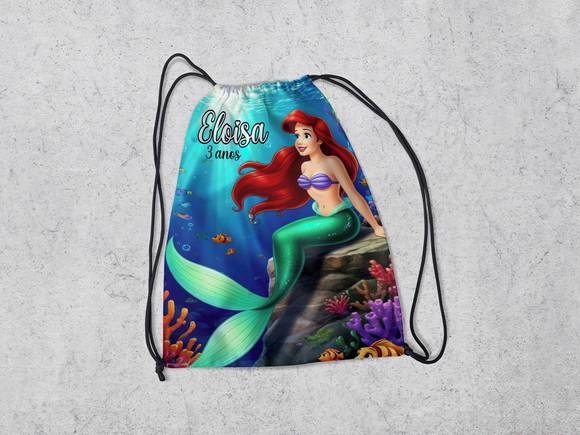 Mochilinha Personalizada Seria Ariel