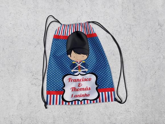 Mochilinha Personalizada Soldadinho de Chumbo
