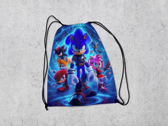 Mochilinha Personalizada Sonic