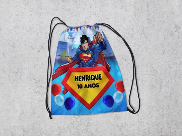 Mochilinha Personalizada Super Homen