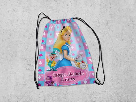 Sacolinha Surpresa Mochila Alice no Pais das Maravilhas