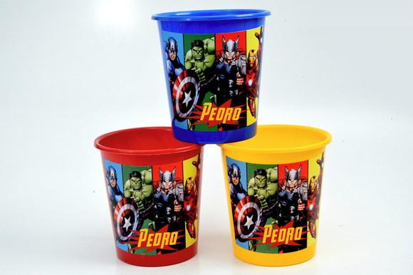 Balde de Pipoca 1l Personalizado Vingadores