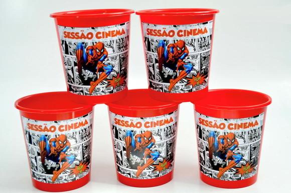 Balde de Pipoca Personalizado do Homem Aranha