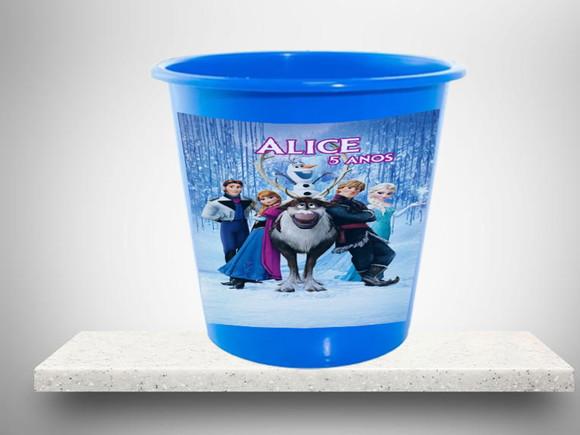 Balde de Pipoca Personalizado Frozen