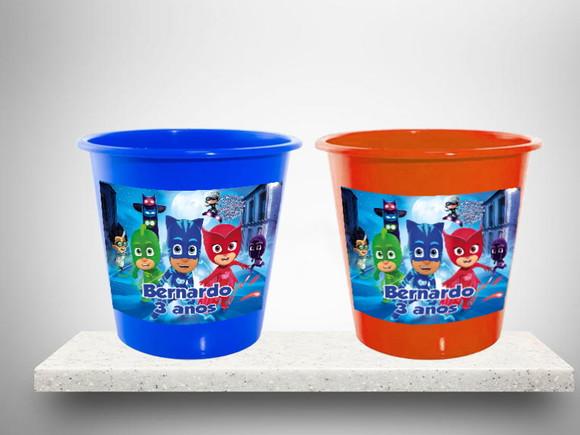 Balde de Pipoca Personalizado Pj