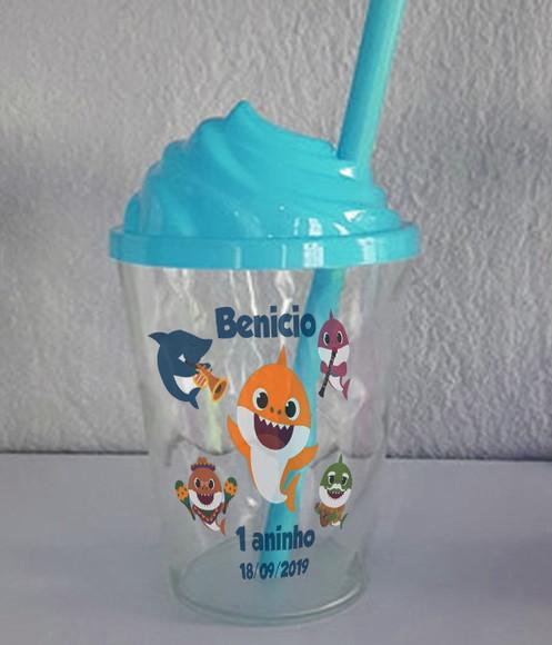 Copo Twister Chantilly Baby Shark