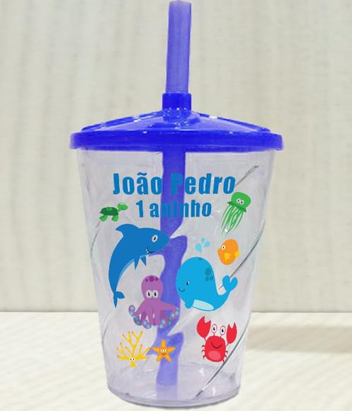 Copo Twister Fundo do Mar