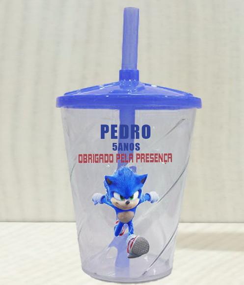 Copo Twister Peronalizado Sonic