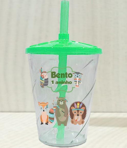Copo Twister Personalizado Bosque Encantado