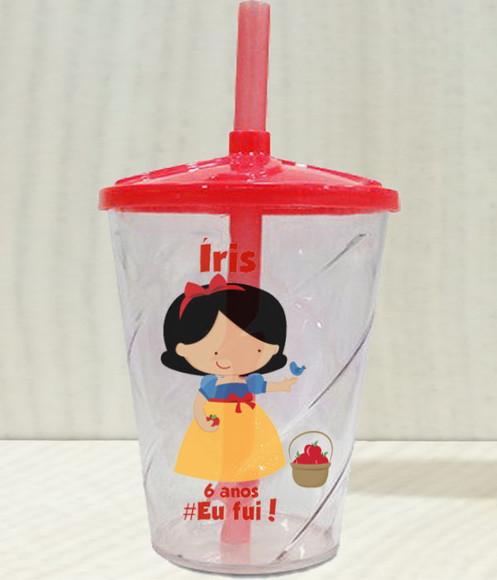 Copo Twister Personalizado Branca de Neve