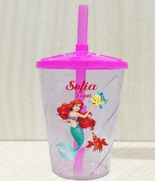 Copo Twister Personalizado da Sereia Ariel