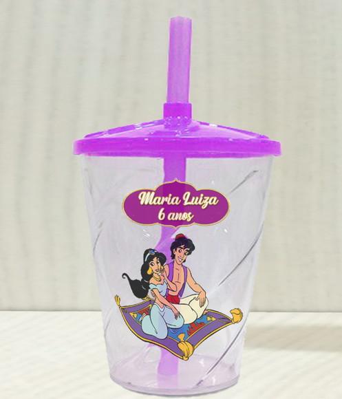 Copo Twister Personalizado Jasmine e Aladim