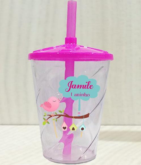 Copo Twister Personalizado Jardim Encantado