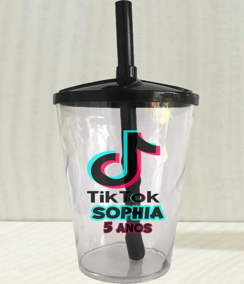 Copo Twister Personalizado Tik Tok
