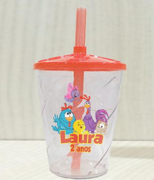 Copo Twster Personalizado da Galinha Pintadinha